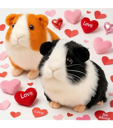 Amazon.com: Animigos World of Nature Black and White Guinea Pig